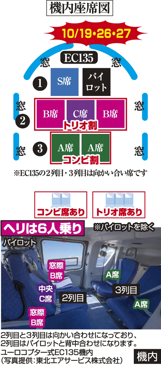 航空座席イメージ